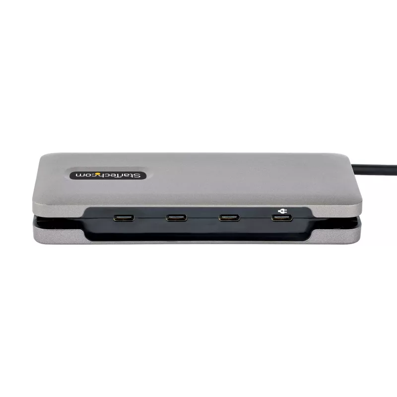 StarTech.com HB31CM4CPD3 hub USB-C de 4 portas, 4x USB-C, USB 3.2 Gen 2 10 Gbps, Power Delivery pass-through de 100 W, cabo de 25 cm (9,8 polegadas)