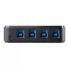 Caixa de comutação de periféricos USB 3.0 4-para-4 StarTech.com, 5 Gbit/s, Micro-USB Type-B, Preto, Plástico, CE, FCC, REACH, 0 - 40 °C