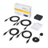 Caixa de comutação de periféricos USB 3.0 4-para-4 StarTech.com, 5 Gbit/s, Micro-USB Type-B, Preto, Plástico, CE, FCC, REACH, 0 - 40 °C