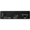 Extrator de áudio HDMI 4K StarTech.com com suporte 4K 60Hz, Preto, 4096 x 2160 píxeis, 1280 x 720,1920 x 1080,1920 x 1200,3840 x 2160,4096 x 2160, 60 Hz, 5.1 canais, HDMI