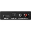 Extrator de áudio HDMI 4K StarTech.com com suporte 4K 60Hz, Preto, 4096 x 2160 píxeis, 1280 x 720,1920 x 1080,1920 x 1200,3840 x 2160,4096 x 2160, 60 Hz, 5.1 canais, HDMI