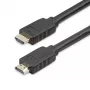 Cabo HDMI 2.0 de 50ft (15m) StarTech.com - cabo HDMI ativo 4K 60Hz - certificado CL2 para instalação em parede - cabo HDMI UHD de alta velocidade longo e robusto - HDR, 18 Gbit/s - cabo macho-macho - Preto