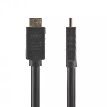 Cabo HDMI 2.0 de 50ft (15m) StarTech.com - cabo HDMI ativo 4K 60Hz - certificado CL2 para instalação em parede - cabo HDMI UHD de alta velocidade longo e robusto - HDR, 18 Gbit/s - cabo macho-macho - Preto