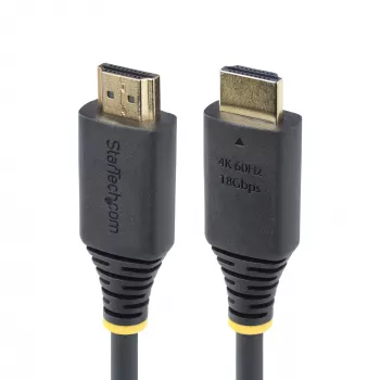 Cabo HDMI de alta velocidade de 30cm (1ft) StarTech.com, 4K 60Hz/1440p 144Hz, HDR10/HDCP 2.2/ARC, 18Gbps, cabo HDMI UHD 2.0 para TV/monitor/ecrã, revestimento TPE