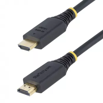 Cabo HDMI de alta velocidade de 30cm (1ft) StarTech.com, 4K 60Hz/1440p 144Hz, HDR10/HDCP 2.2/ARC, 18Gbps, cabo HDMI UHD 2.0 para TV/monitor/ecrã, revestimento TPE