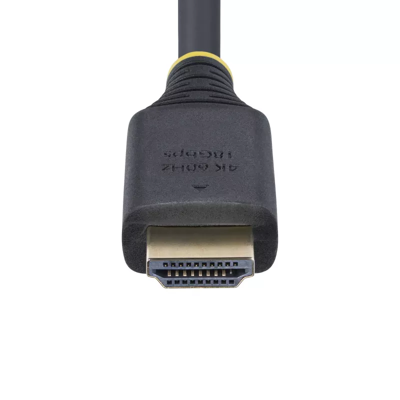 Cabo HDMI de alta velocidade de 30cm (1ft) StarTech.com, 4K 60Hz/1440p 144Hz, HDR10/HDCP 2.2/ARC, 18Gbps, cabo HDMI UHD 2.0 para TV/monitor/ecrã, revestimento TPE