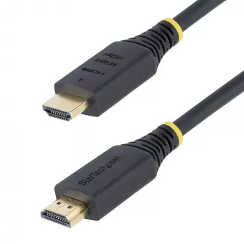 Cabo HDMI de alta velocidade premium certificado de 3m (10ft) StarTech.com, 4K 60Hz/1440p 144Hz, HDR10/HDCP 2.2/ARC, 18Gbps, cabo HDMI UHD 2.0 para TV/monitor/ecrã, revestimento TPE