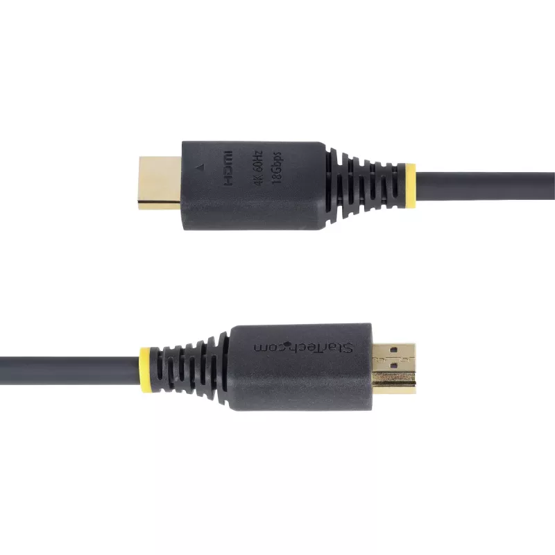 Cabo HDMI de alta velocidade premium certificado de 4 m (13 ft) StarTech.com, 4K 60Hz/1440p 144Hz, HDR10/HDCP 2.2/ARC, 18 Gbit/s, cabo HDMI UHD 2.0 para TV/monitor/ecrã, revestimento TPE