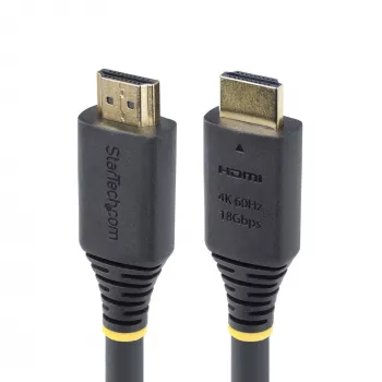 Cabo HDMI de alta velocidade premium certificado de 7m StarTech.com, 4K 60Hz/1440p 144Hz, HDR10/HDCP 2.2/ARC, 18 Gbit/s, cabo HDMI UHD 2.0 para TV/monitor/ecrã, revestimento TPE