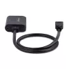 Splitter HDMI de 2 portas StarTech.com, vídeo HDMI 2.0 4K 60Hz, splitter HDMI 4K 1 entrada 2 saídas, splitter de ecrã/saída HDMI 1x2, HDR/HDCP, cabo HDMI integrado de 50 cm