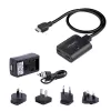 Splitter HDMI de 2 portas StarTech.com, vídeo HDMI 2.0 4K 60Hz, splitter HDMI 4K 1 entrada 2 saídas, splitter de ecrã/saída HDMI 1x2, HDR/HDCP, cabo HDMI integrado de 50 cm
