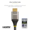 Cabo HDMI 2.1 8K de 10ft (3m) StarTech.com – cabo HDMI Ultra High Speed certificado 48 Gbit/s – 8K 60Hz/4K 120Hz HDR10+ eARC – cabo HDMI Ultra HD 8K – monitor/TV/ecrã – revestimento TPE flexível