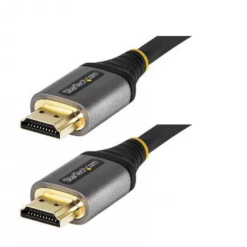 Cabo HDMI 2.1 8K de 16ft (5m) StarTech.com – cabo HDMI Ultra High Speed certificado 48 Gbit/s – 8K 60Hz/4K 120Hz HDR10+ eARC – cabo HDMI Ultra HD 8K – monitor/TV/ecrã – revestimento TPE flexível
