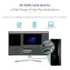 Cabo HDMI 2.1 8K de 16ft (5m) StarTech.com – cabo HDMI Ultra High Speed certificado 48 Gbit/s – 8K 60Hz/4K 120Hz HDR10+ eARC – cabo HDMI Ultra HD 8K – monitor/TV/ecrã – revestimento TPE flexível