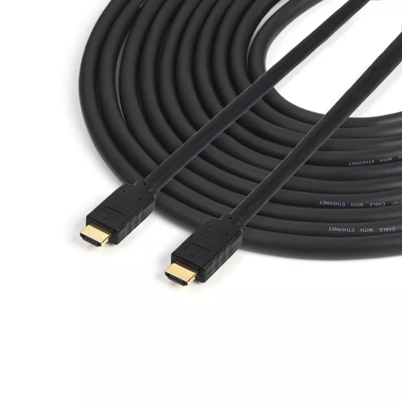 Cabo HDMI 2.0 premium certificado de 7m com Ethernet StarTech.com - cabo HDMI Ultra HD 4K 60Hz de alta velocidade HDR10 - cabo HDMI longo (macho/macho) - para monitores UHD, TVs, ecrãs