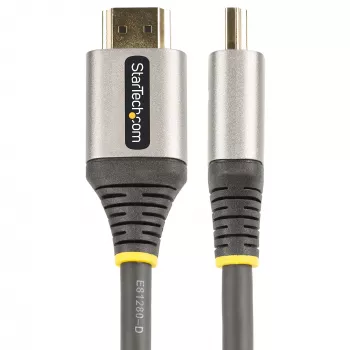Cabo HDMI 2.0 premium certificado de 3m StarTech.com – cabo HDMI Ultra HD 4K 60Hz de alta velocidade com Ethernet – HDR10, ARC – cabo de vídeo HDMI UHD – para monitores UHD, TVs, ecrãs – M/M
