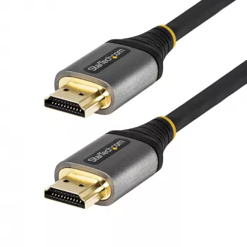 Cabo HDMI 2.0 premium certificado de 5 m StarTech.com – cabo HDMI Ultra HD 4K 60Hz de alta velocidade com Ethernet – HDR10, ARC – cabo de vídeo HDMI UHD – para monitores UHD, televisores, ecrãs – M/M