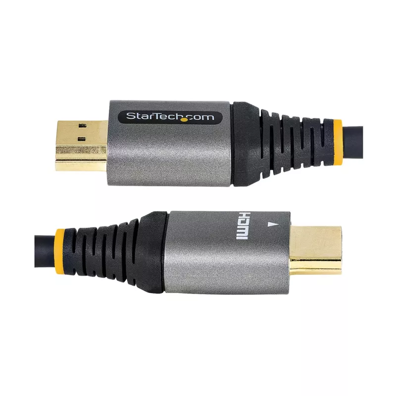 Cabo HDMI 2.0 premium certificado de 5 m StarTech.com – cabo HDMI Ultra HD 4K 60Hz de alta velocidade com Ethernet – HDR10, ARC – cabo de vídeo HDMI UHD – para monitores UHD, televisores, ecrãs – M/M