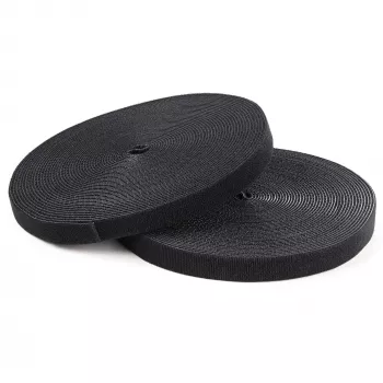 Rolo de fita de velcro de 8,5 m StarTech.com - abraçadeiras de cabos reutilizáveis para cortar - fita de fixação de cabos industrial em rolo / envolventes de tecido ajustáveis preto / fitas de gestão de cabos autoadesivas reutilizáveis