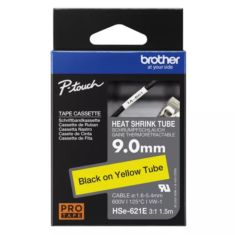 Fita de etiquetar Brother HSE-621E
