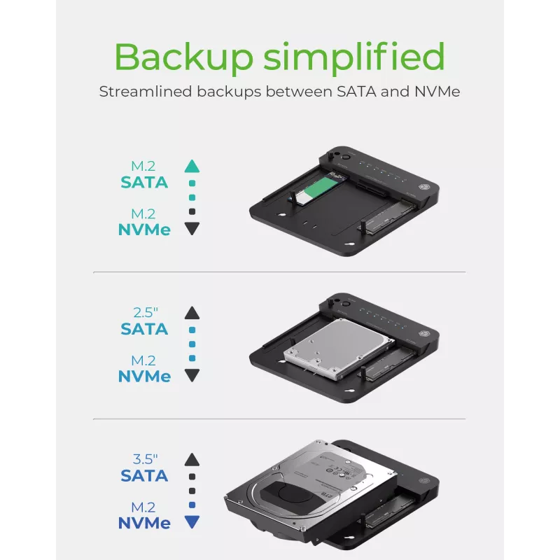 ICY BOX IB-2915MSCL-C31 USB 3.2 Gen 2 (3.1 Gen 2) Type-C Preto
