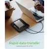 ICY BOX IB-2915MSCL-C31 USB 3.2 Gen 2 (3.1 Gen 2) Type-C Preto
