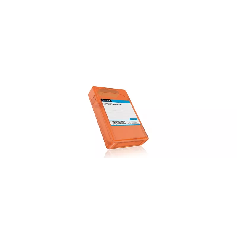 ICY BOX IB-AC602b-6 Estojo de plástico azul, verde, cinzento, laranja, vermelho, branco