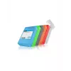 ICY BOX IB-AC602b-6 Estojo de plástico azul, verde, cinzento, laranja, vermelho, branco