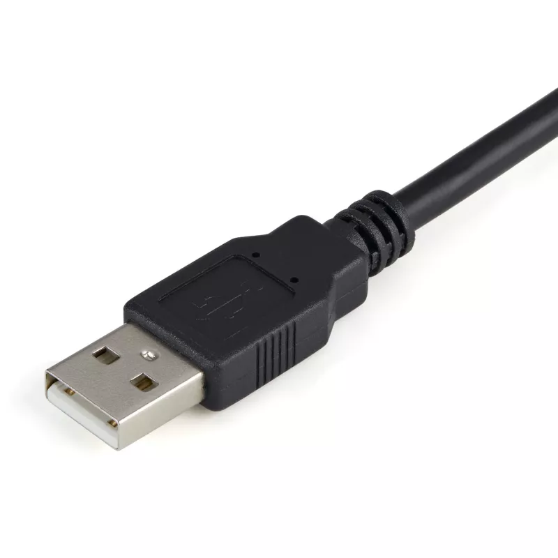StarTech.com Cabo adaptador USB para série RS232 FTDI de 1 porta com retenção de COM
