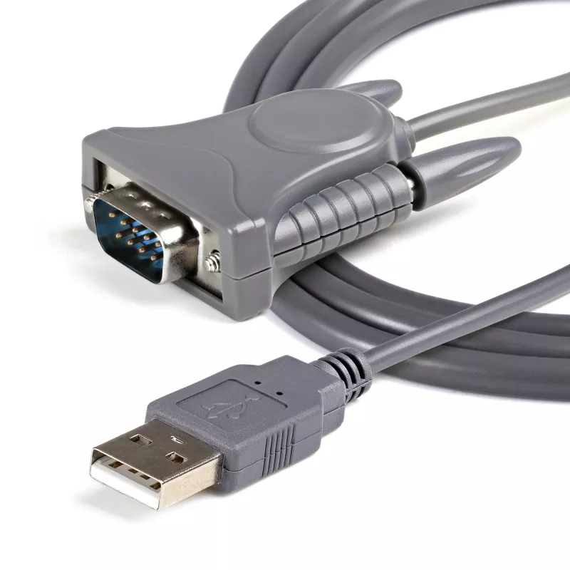 StarTech.com ICUSB232DB25 cabo adaptador de USB 2.0 para série RS232, DB9/DB25, cinzento