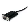 StarTech.com ICUSB232FTN cabo adaptador de USB para série null modem RS232 DB9 DCE de 1 porta, FTDI, USB 2.0, preto