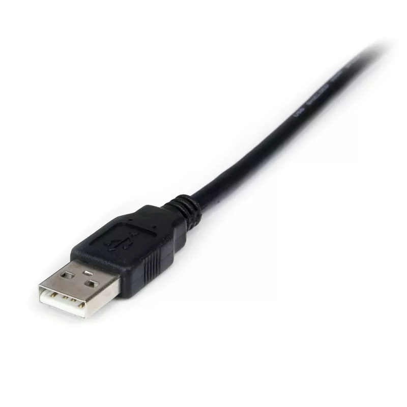 StarTech.com ICUSB232FTN cabo adaptador de USB para série null modem RS232 DB9 DCE de 1 porta, FTDI, USB 2.0, preto