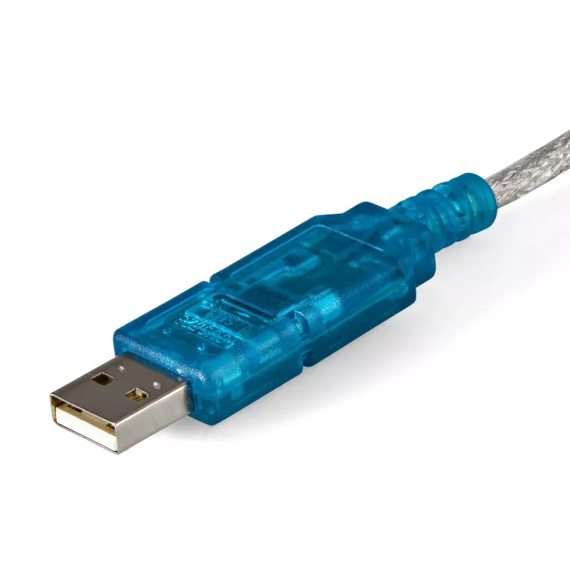 Cabo adaptador StarTech.com 3ft (91 cm) 1 porta USB para RS232-DB serial, cabo adaptador USB para serial – M/M