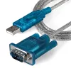 Cabo adaptador StarTech.com 3ft (91 cm) 1 porta USB para RS232-DB serial, cabo adaptador USB para serial – M/M