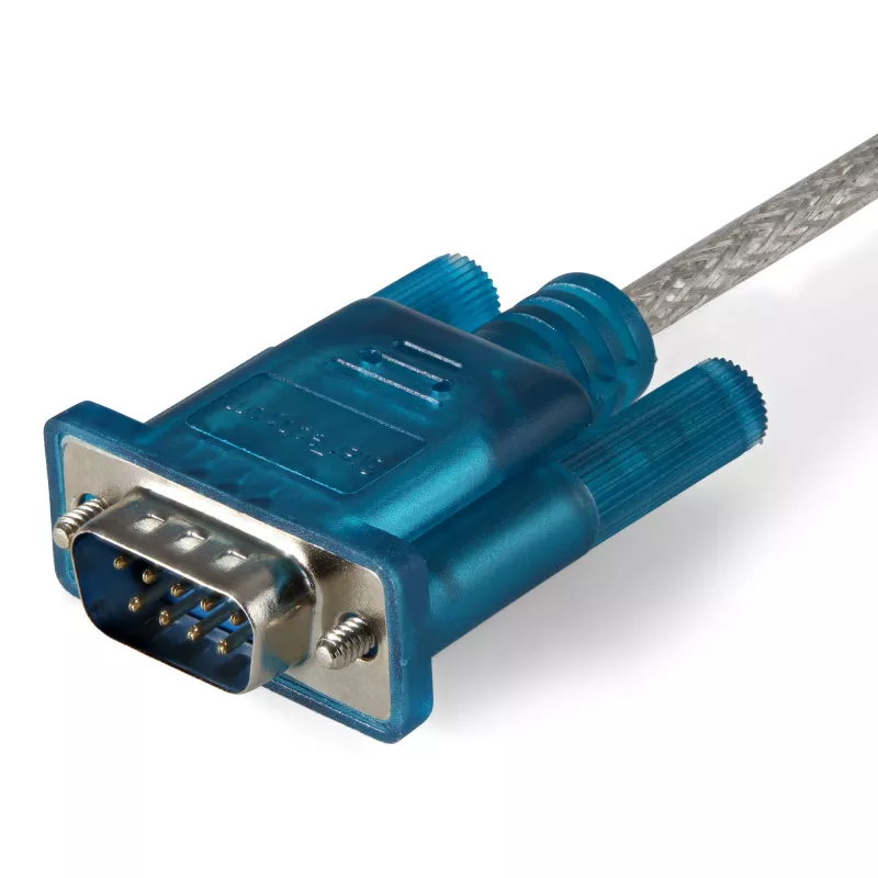 Cabo adaptador StarTech.com 3ft (91 cm) 1 porta USB para RS232-DB serial, cabo adaptador USB para serial – M/M