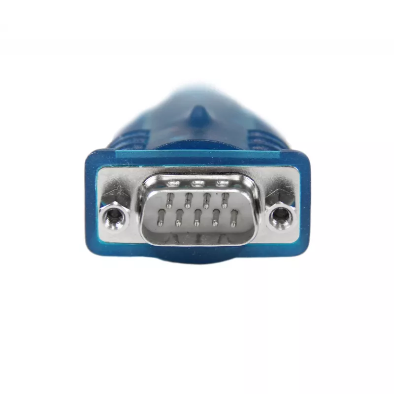 StarTech.com Cabo adaptador USB para série RS232 DB9 de 1 porta de 43 cm (17 polegadas), cabo adaptador USB para série - M/M