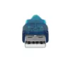 StarTech.com Cabo adaptador USB para série RS232 DB9 de 1 porta de 43 cm (17 polegadas), cabo adaptador USB para série - M/M
