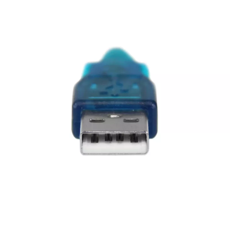 StarTech.com Cabo adaptador USB para série RS232 DB9 de 1 porta de 43 cm (17 polegadas), cabo adaptador USB para série - M/M