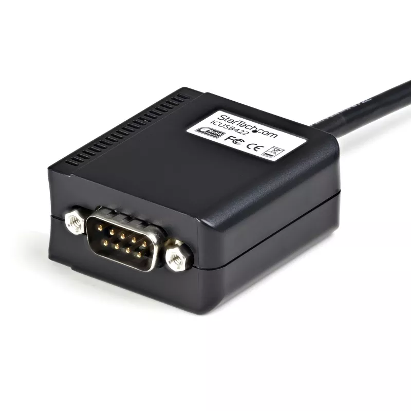 StarTech.com Cabo adaptador série USB RS422/485 profissional de 1,8m de 1 porta com retenção de COM, adaptador USB para RS422 - TAA