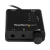 StarTech.com Adaptador de áudio estéreo USB placa de som externa com áudio digital SPDIF e microfone estéreo