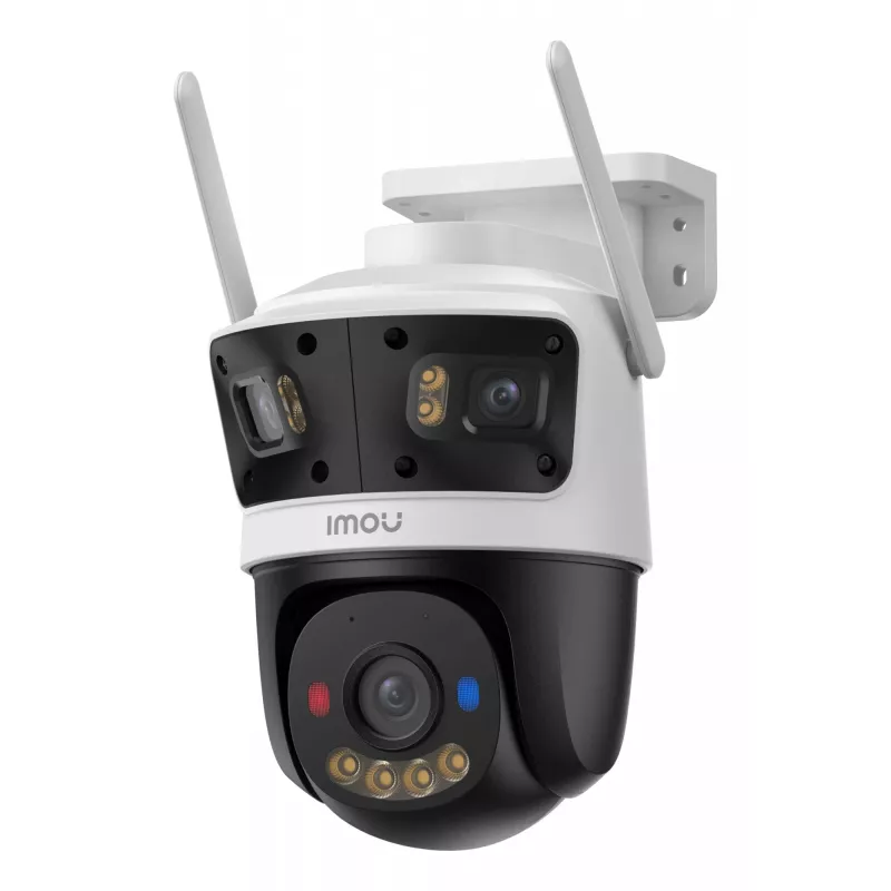 Câmara de vigilância IP IMOU Cruiser Triple IPC-S7UP-11M0WED — 2880×1620, 6 mm, zoom digital 8×, com fio e sem fio, exterior, montagem em teto/parede