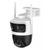 Câmara de vigilância IP IMOU Cruiser Triple IPC-S7UP-11M0WED — 2880×1620, 6 mm, zoom digital 8×, com fio e sem fio, exterior, montagem em teto/parede