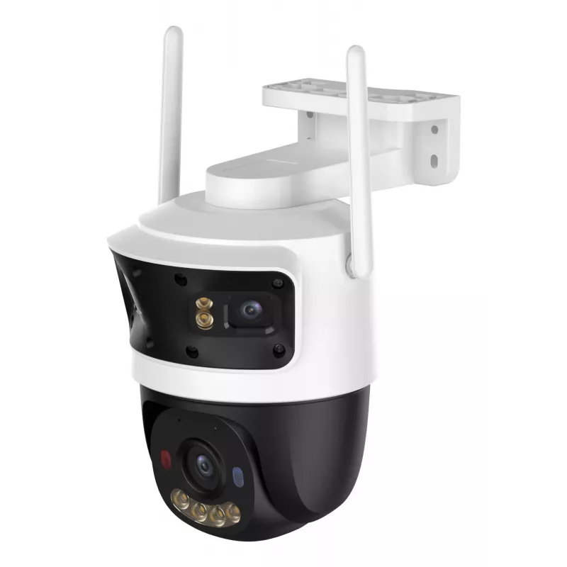 Câmara de vigilância IP IMOU Cruiser Triple IPC-S7UP-11M0WED — 2880×1620, 6 mm, zoom digital 8×, com fio e sem fio, exterior, montagem em teto/parede