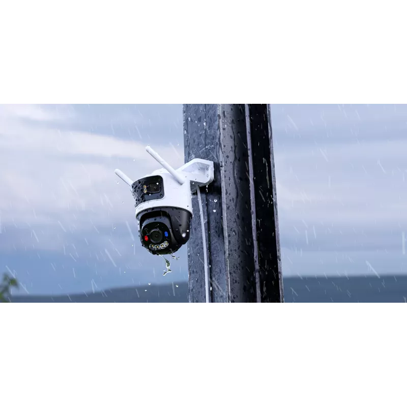 Câmara de vigilância IP IMOU Cruiser Triple IPC-S7UP-11M0WED — 2880×1620, 6 mm, zoom digital 8×, com fio e sem fio, exterior, montagem em teto/parede