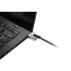 Kensington MICROSAVER 2.0 MK FECHO PARA PORTÁTIL, chave, aço, preto, prateado