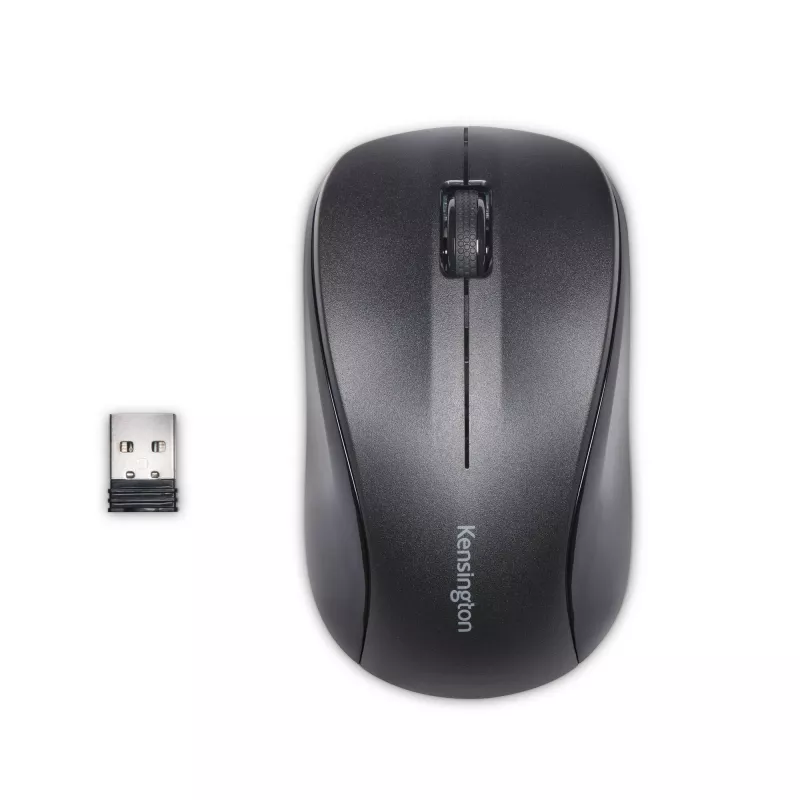 Kensington Rato sem fios ValuMouse, ambidestro, ótico, RF sem fios, 1000 DPI, preto