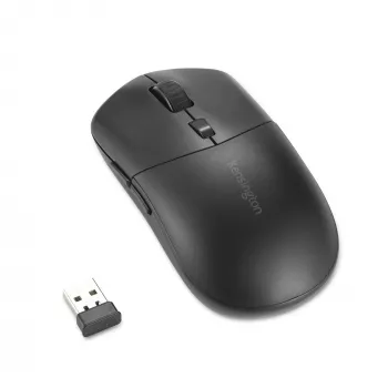 Kensington MY430 EQ rato recarregável, ambidestro, ótico, RF sem fios + Bluetooth, 2400 DPI, preto