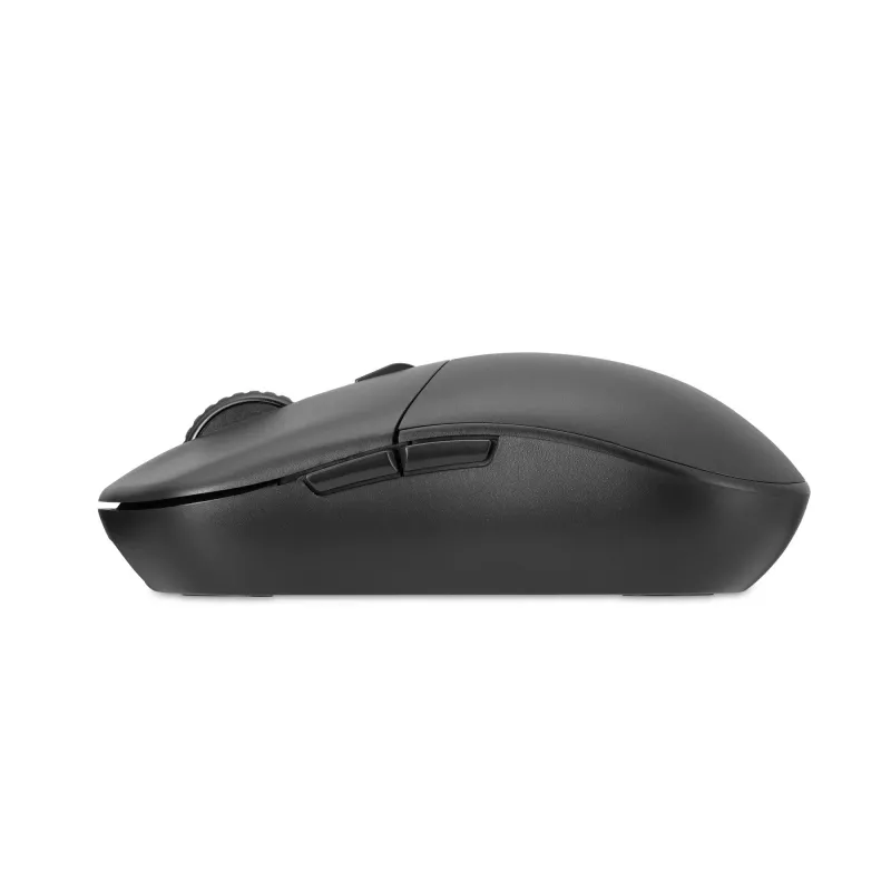 Kensington MY430 EQ rato recarregável, ambidestro, ótico, RF sem fios + Bluetooth, 2400 DPI, preto