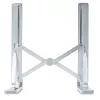StarTech.com suporte de laptop dobrável, suporte de laptop ergonómico portátil com altura ajustável, estrutura de alumínio ventilada suporta 10 kg, inclinável/elevável/angular para laptop/tablet, design dobrável