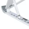 StarTech.com suporte de laptop dobrável, suporte de laptop ergonómico portátil com altura ajustável, estrutura de alumínio ventilada suporta 10 kg, inclinável/elevável/angular para laptop/tablet, design dobrável